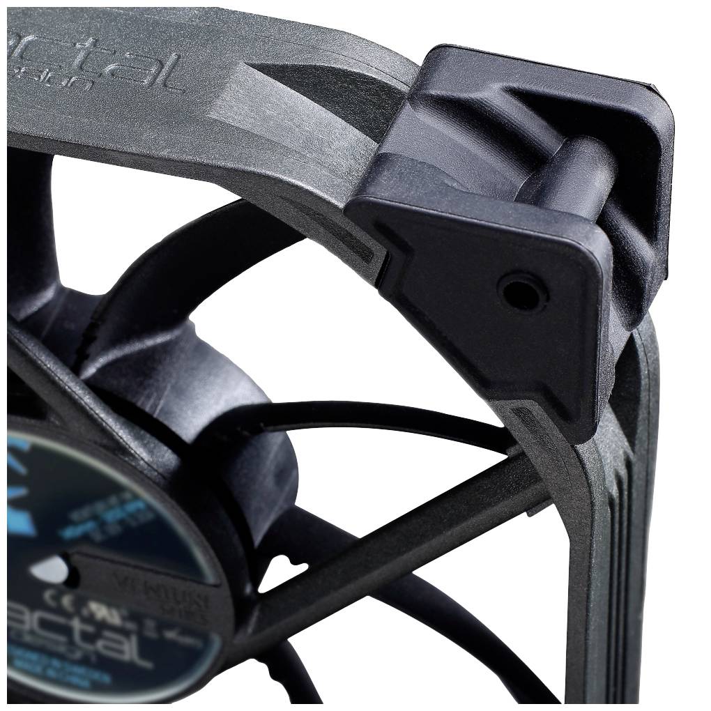 Fractal Design Venturi HP-14 PWM PC-Gehäuse-Lüfter Schwarz, Grau (B x H x T) 140 x 25 x 140mm