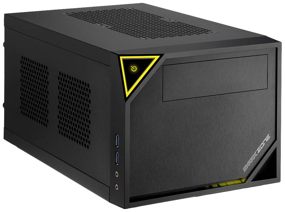 Sharkoon SHARK ZONE C10 PC-Gehäuse Schwarz, Gelb