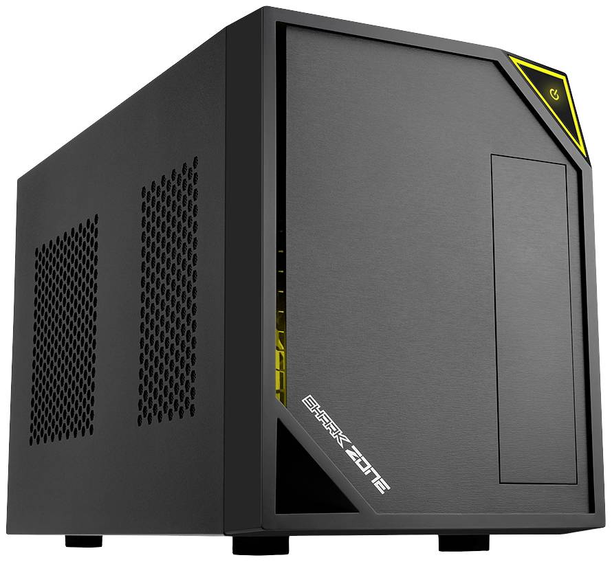 Sharkoon SHARK ZONE C10 PC-Gehäuse Schwarz, Gelb