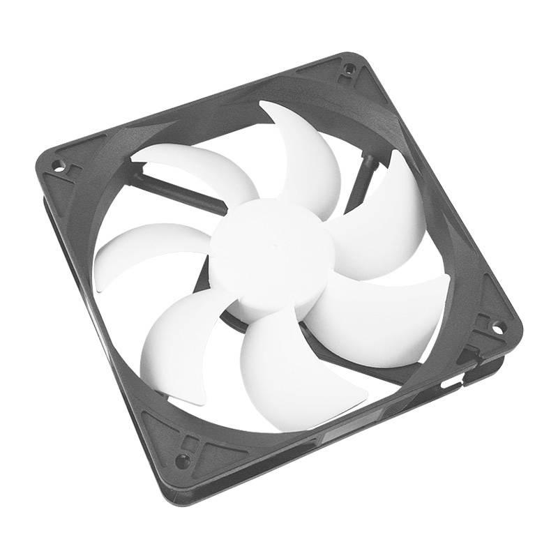 Cooltek Silent Fan 120 PWM PC-Gehäuse-Lüfter Schwarz, Weiß (B x H x T) 120 x 120 x 25mm