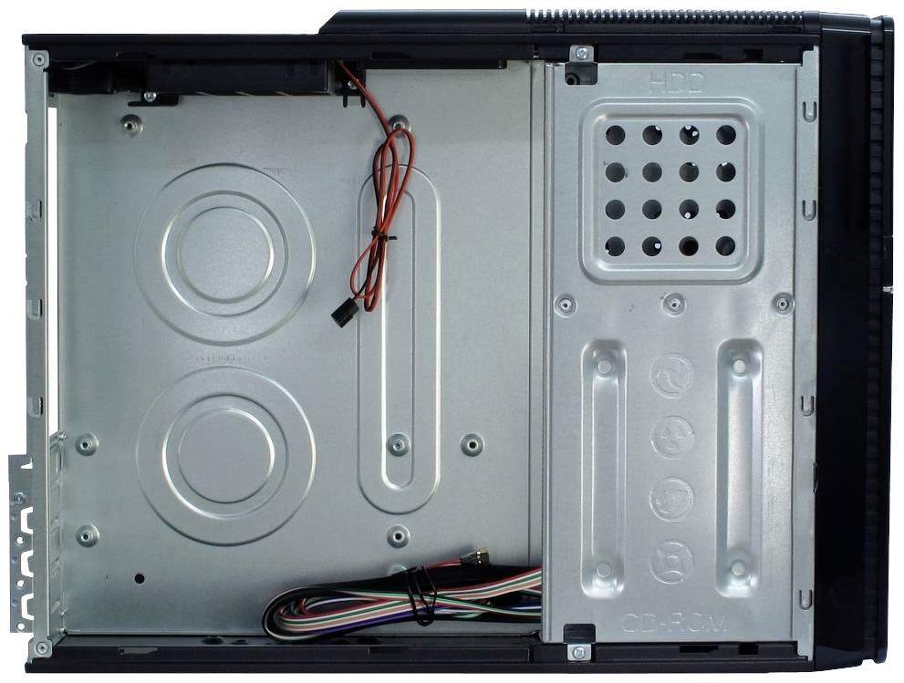 Inter-Tech IT-607 Desktop PC-Gehäuse Schwarz