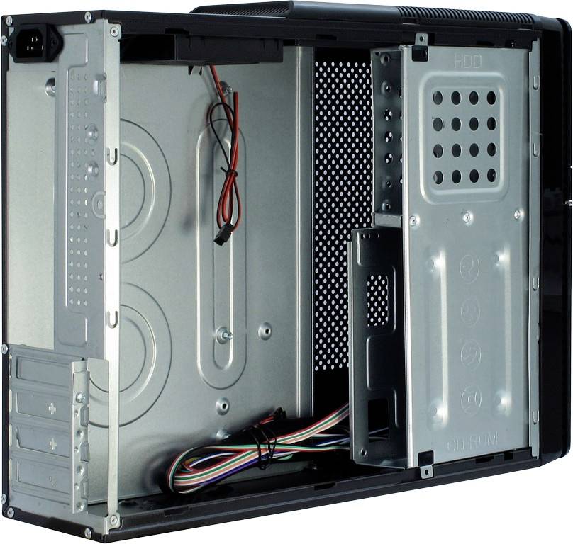 Inter-Tech IT-607 Desktop PC-Gehäuse Schwarz