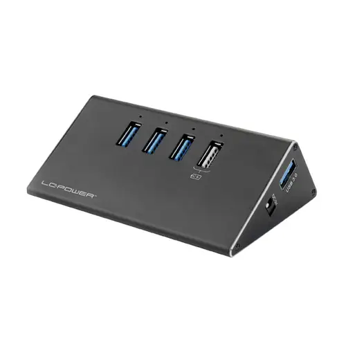 LC Power LC-HUB-ALU-2B-4 3 Port USB 3.2 Gen 1-Hub (USB 3.0) Schwarz LC Power LC-HUB-ALU-2B-4 3 Port USB 3.2 Gen 1-Hub (USB 3.0) Schwarz