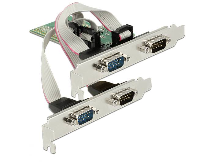 DeLock PCI Express Card > 4 x Serial RS-232 - Serieller Adapter
