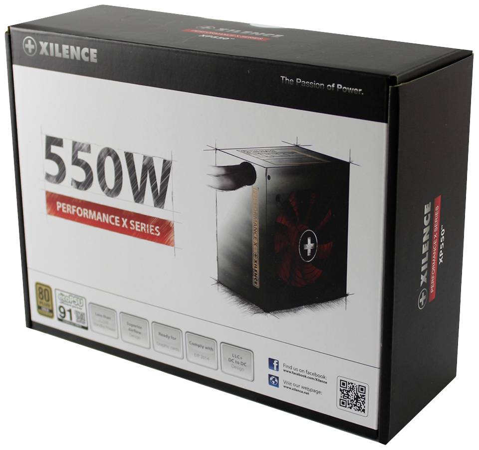 Xilence XP550R9 PC Netzteil 550W 80PLUS® Gold