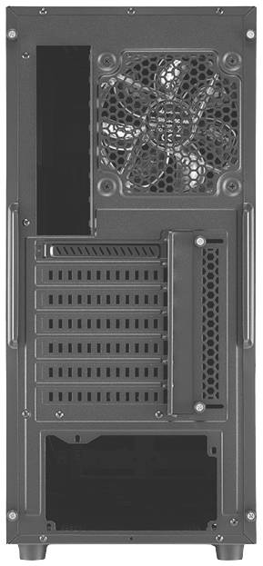 Sharkoon M25-V Midi-Tower PC-Gehäuse Schwarz