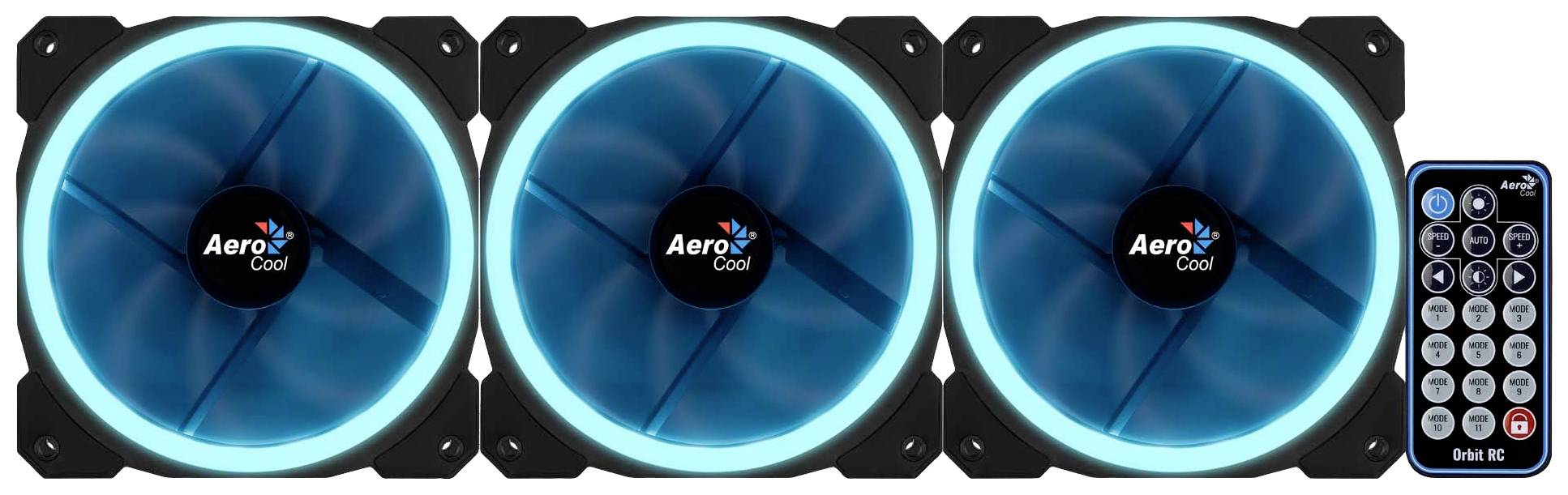 AeroCool Orbit RC PC-Gehäuse-Lüfter Schwarz