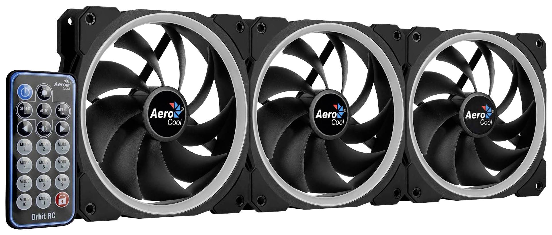 AeroCool Orbit RC PC-Gehäuse-Lüfter Schwarz