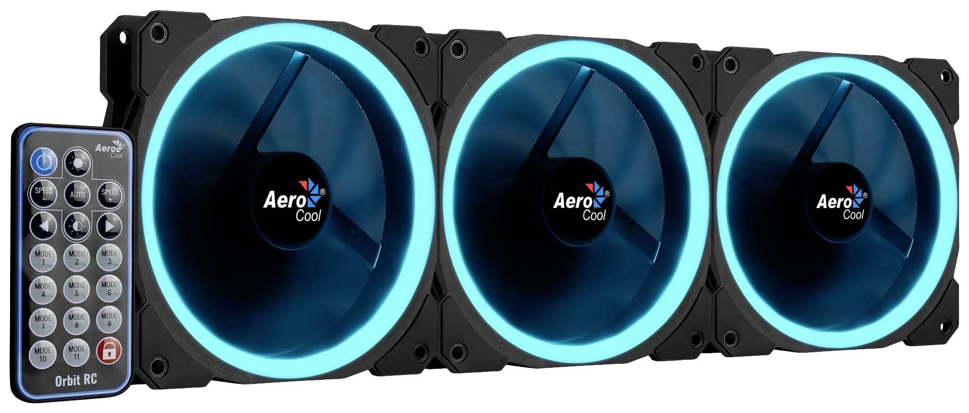 AeroCool Orbit RC PC-Gehäuse-Lüfter Schwarz