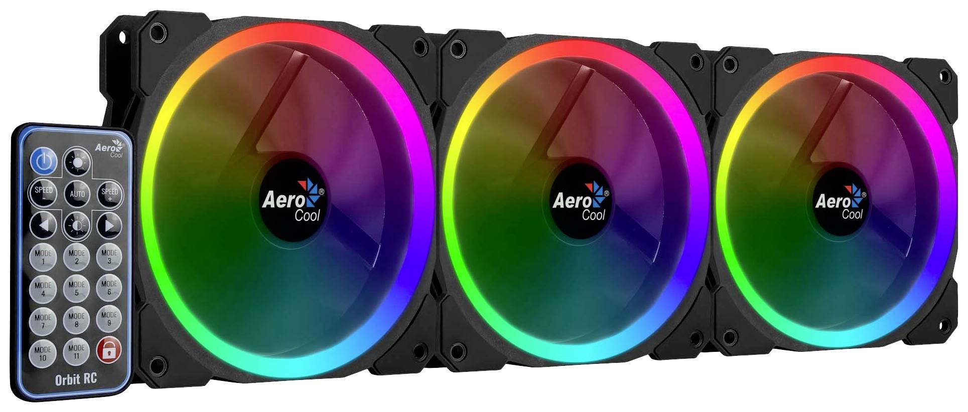 AeroCool Orbit RC PC-Gehäuse-Lüfter Schwarz