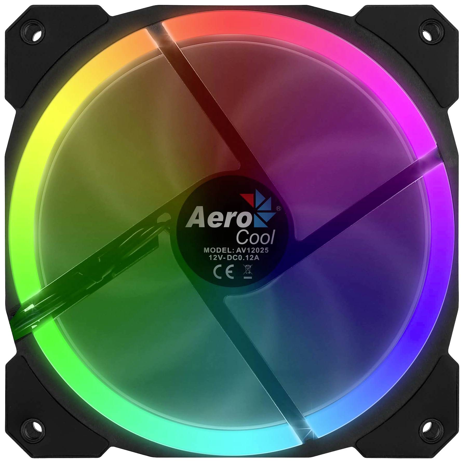 AeroCool Orbit PC-Gehäuse-Lüfter Schwarz