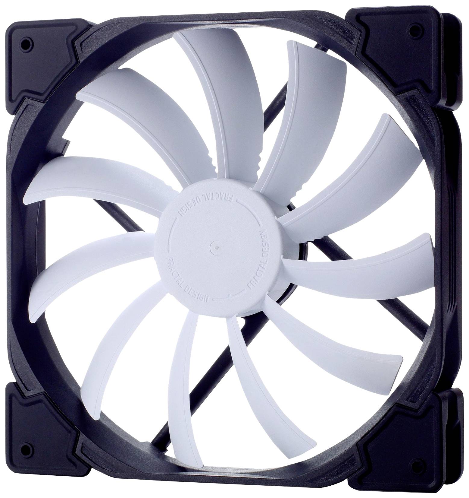Fractal Design Venturi HF-14 PC-Gehäuse-Lüfter Schwarz, Grau, Weiß (B x H x T) 140 x 140 x 25 mm