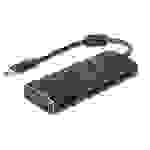 Delock 63931 USB-C® (USB 3.2 Gen 2) Multiport Hub Schwarz