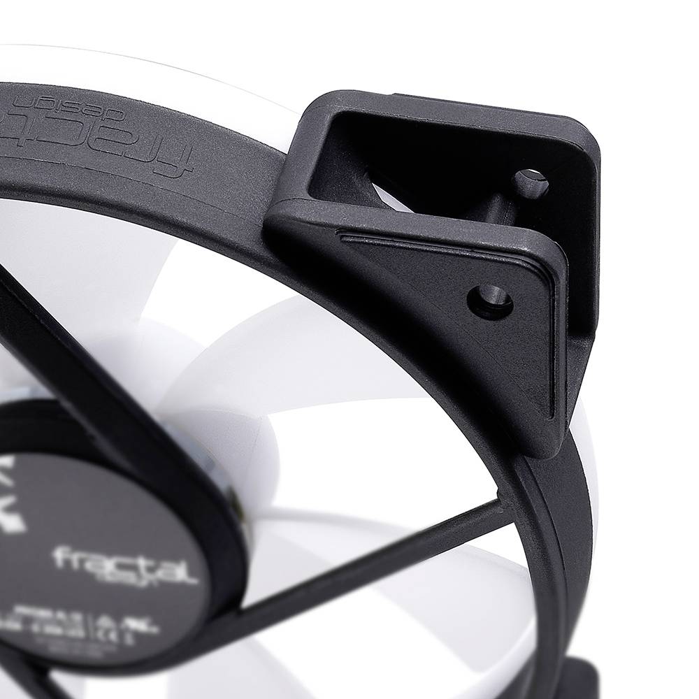 Fractal Design Prisma AL-12 PWM PC-Gehäuse-Lüfter Schwarz, Weiß (B x H x T) 120 x 120 x 25mm