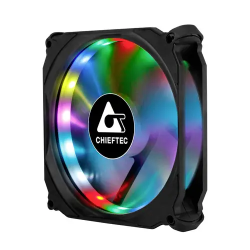 Chieftec CF-3012-RGB PC-Gehäuse-Lüfter Schwarz Chieftec CF-3012-RGB PC-Gehäuse-Lüfter Schwarz
