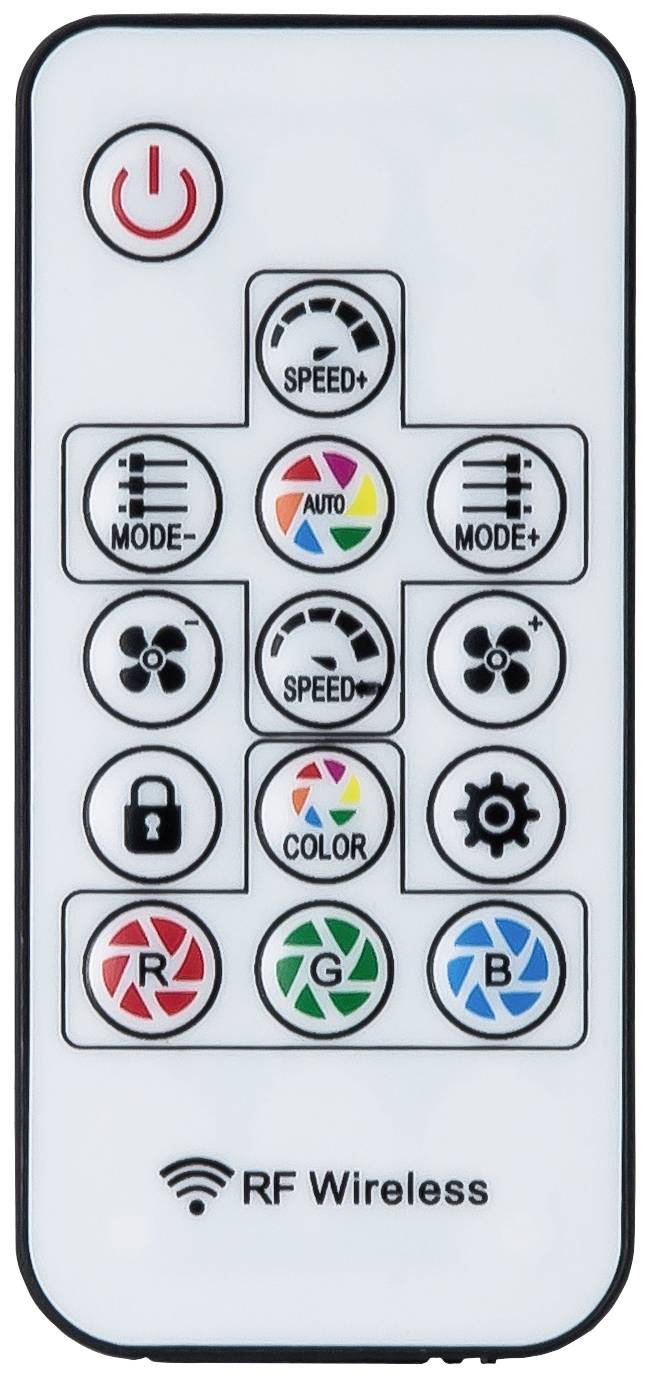 Chieftec CF-3012-RGB PC-Gehäuse-Lüfter Schwarz