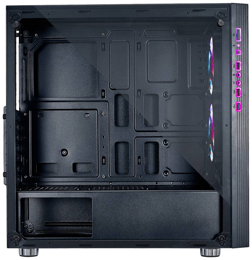 AZZA IRIS 330 Midi-Tower PC-Gehäuse Schwarz
