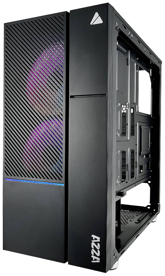 AZZA IRIS 330 Midi-Tower PC-Gehäuse Schwarz
