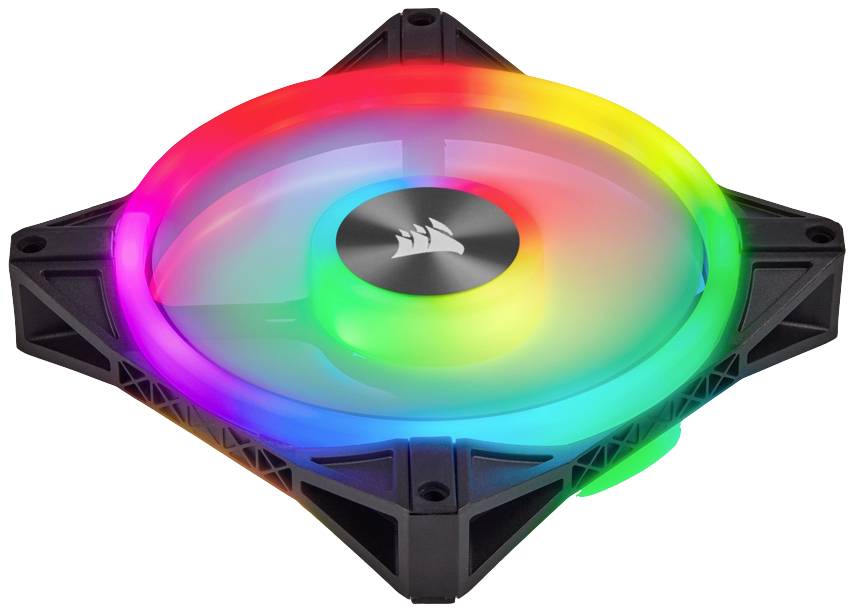 Corsair CO-9050097-WW PC-Gehäuse-Lüfter Schwarz, Grau