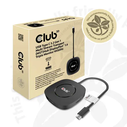 Club3D CSV-1550 USB-C® (USB 3.2 Gen 2) Multiport Hub Schwarz Club3D CSV-1550 USB-C® (USB 3.2 Gen 2) Multiport Hub Schwarz