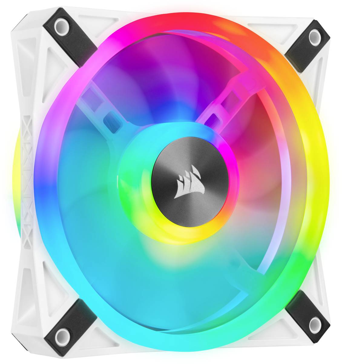 Corsair iCUE QL120 PC-Gehäuse-Lüfter Weiß (B x T) 120 mm x 25 mm
