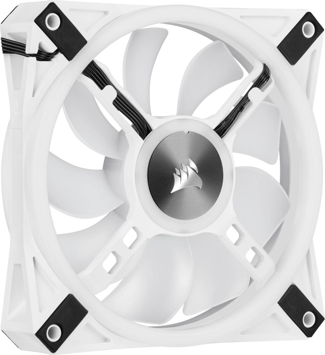 Corsair iCUE QL120 PC-Gehäuse-Lüfter Weiß (B x T) 120 mm x 25 mm