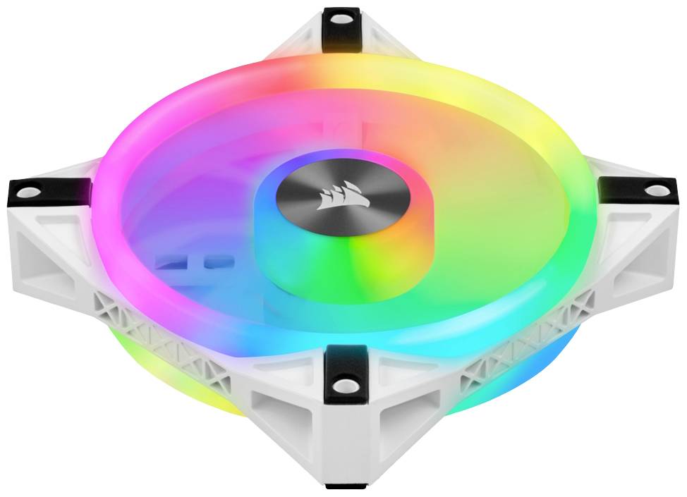 Corsair iCUE QL120 PC-Gehäuse-Lüfter Weiß (B x T) 120 mm x 25 mm