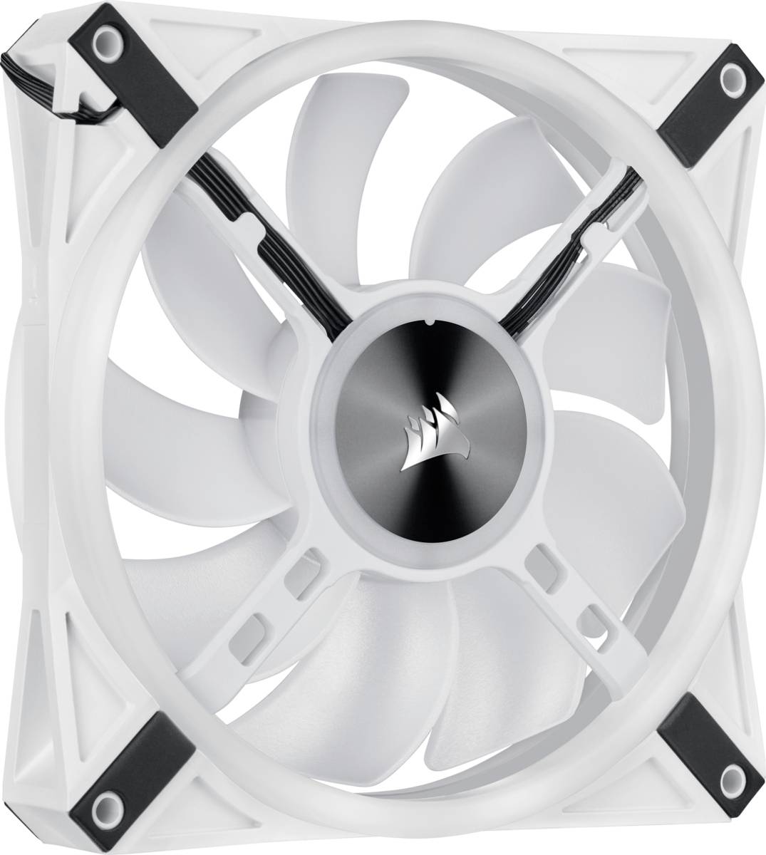 Corsair iCUE QL140 PC-Gehäuse-Lüfter Weiß (B x T) 140 mm x 25 mm