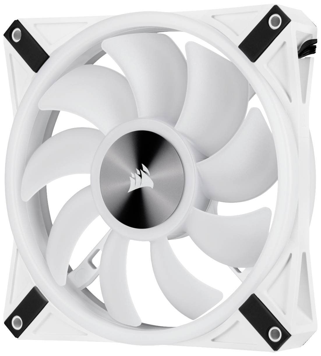 Corsair iCUE QL140 PC-Gehäuse-Lüfter Weiß (B x T) 140 mm x 25 mm