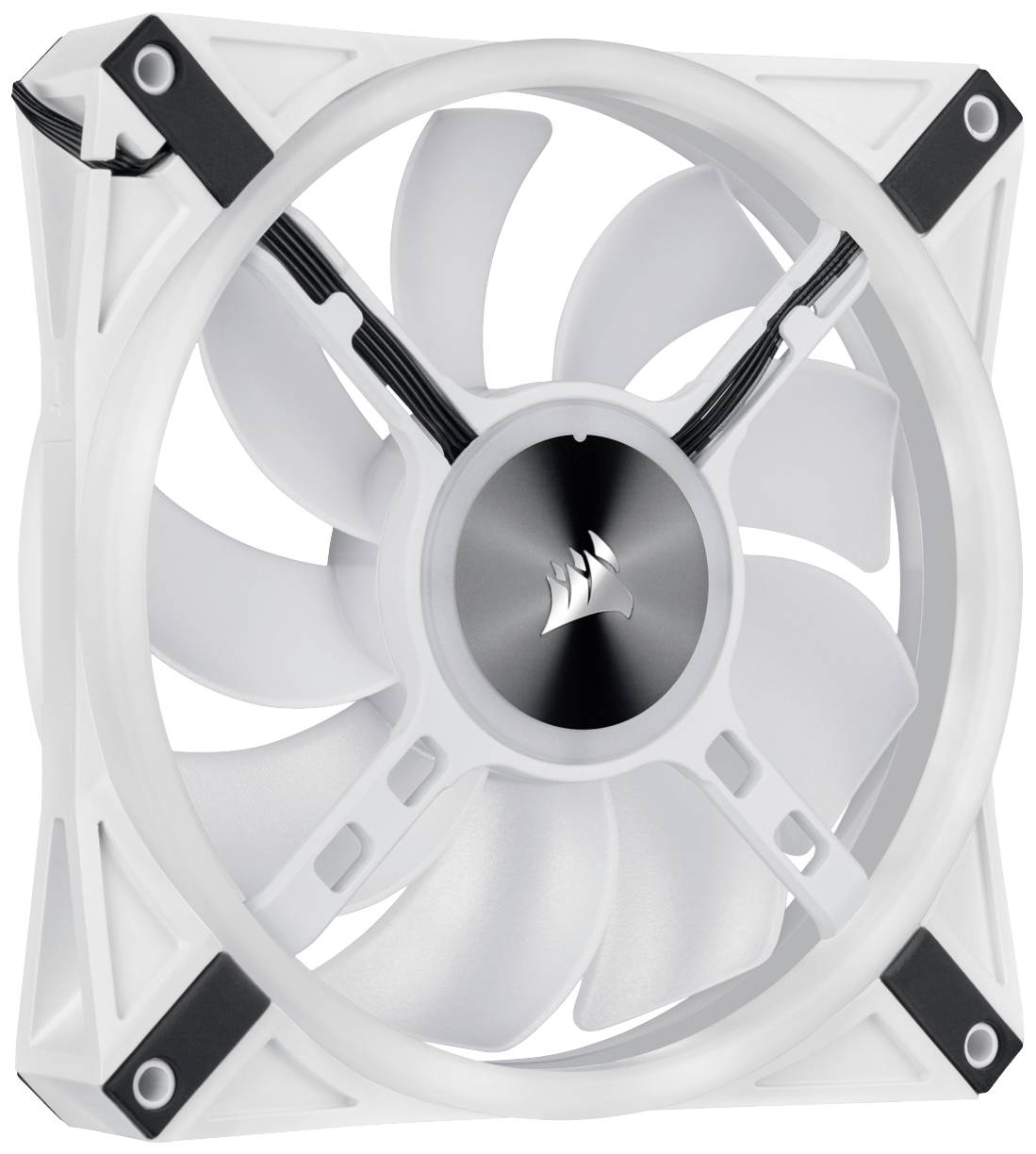 Corsair iCUE QL140 PC-Gehäuse-Lüfter Weiß (B x T) 140 mm x 25 mm