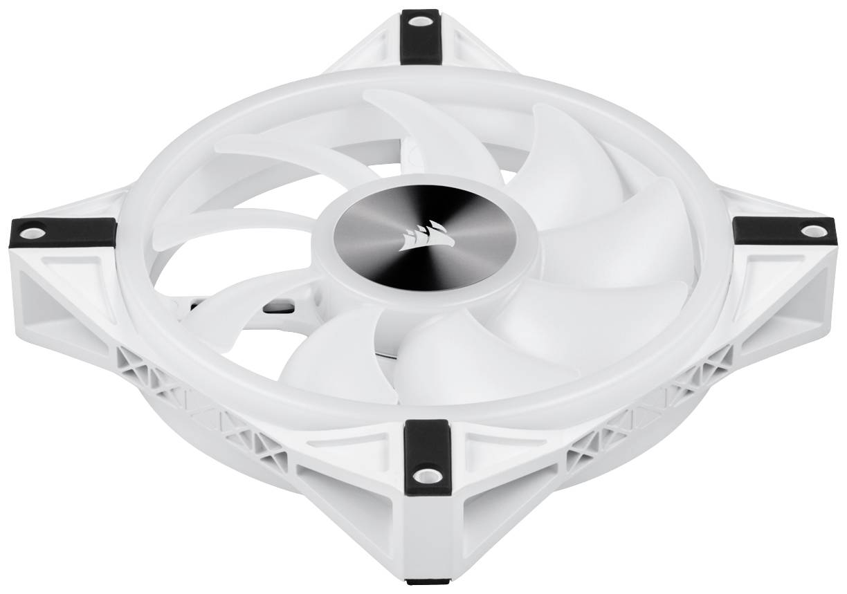 Corsair iCUE QL140 PC-Gehäuse-Lüfter Weiß (B x T) 140 mm x 25 mm