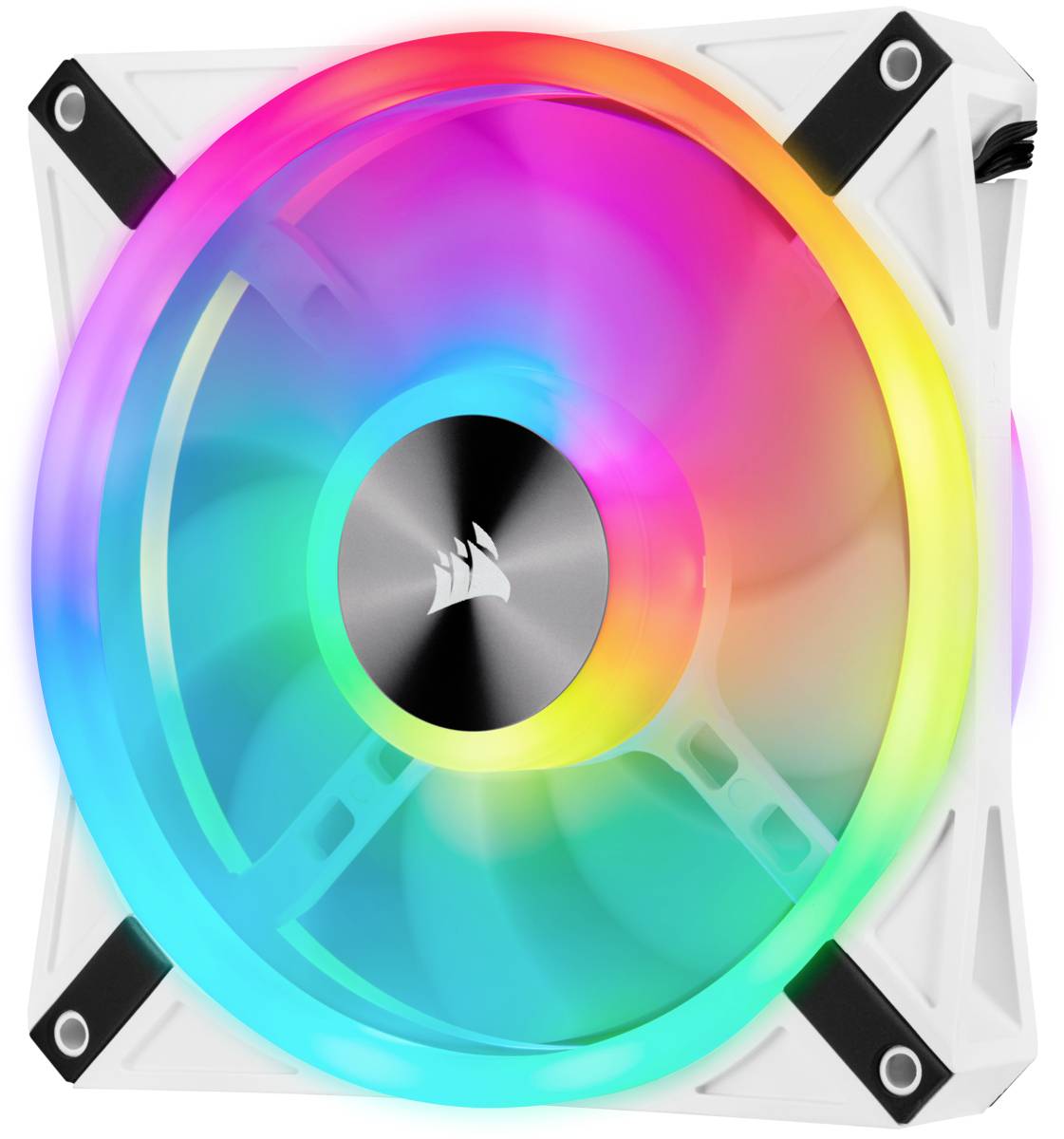 Corsair iCUE QL140 PC-Gehäuse-Lüfter Weiß (B x T) 140 mm x 25 mm