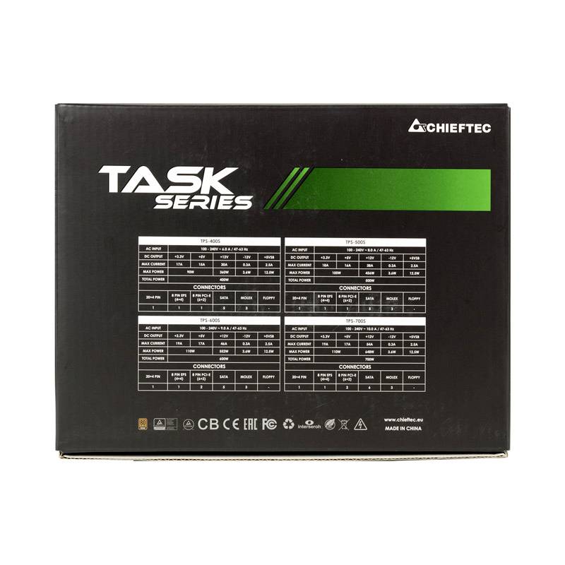 Chieftec TPS-600S PC Netzteil 600 W 80PLUS® Bronze