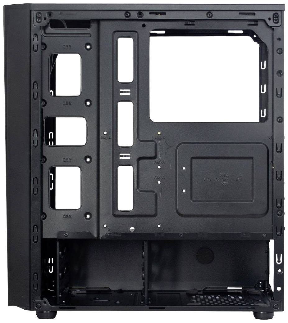 Inter-Tech T-11 Televen Tower PC-Gehäuse Schwarz