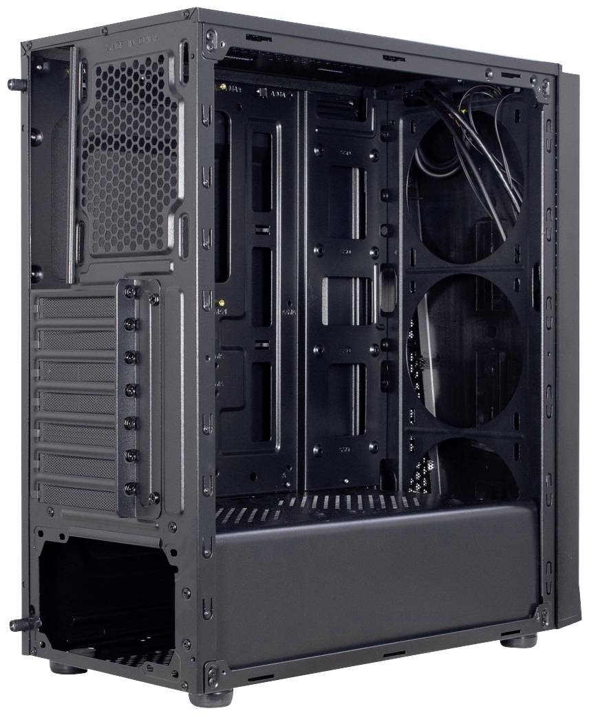 Inter-Tech T-11 Televen Tower PC-Gehäuse Schwarz