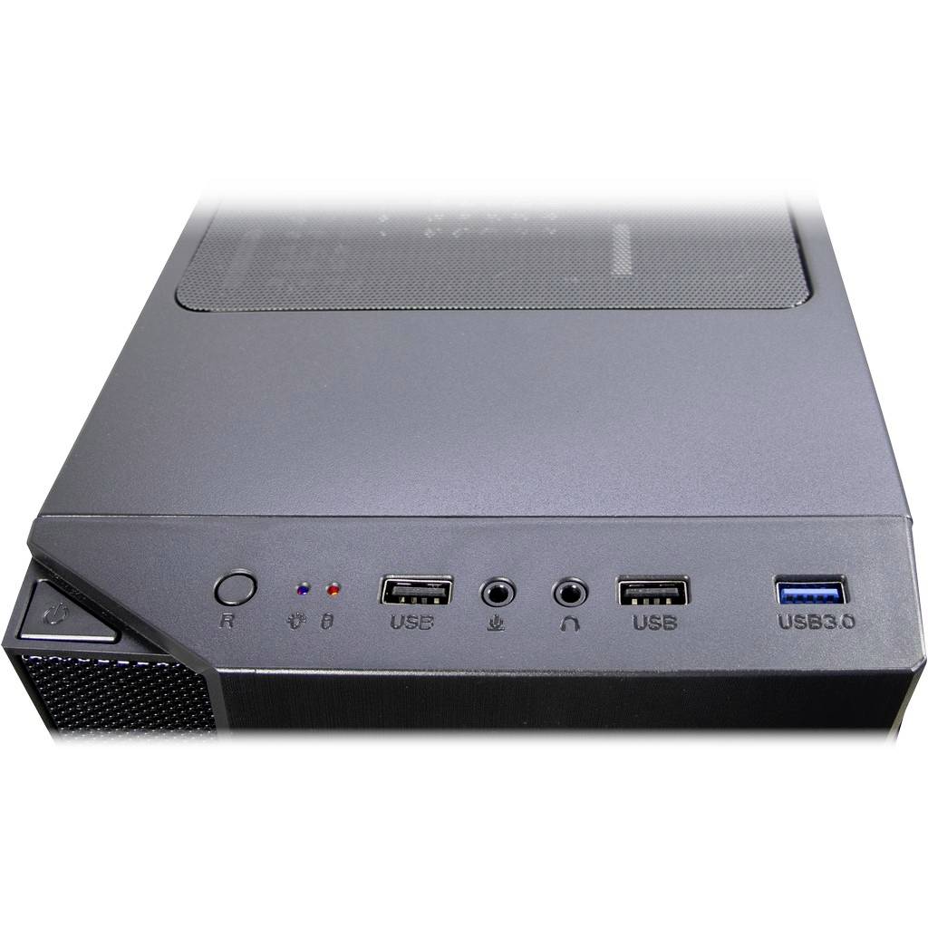 Inter-Tech T-11 Televen Tower PC-Gehäuse Schwarz