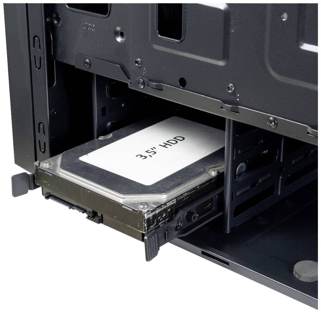 Inter-Tech T-11 Televen Tower PC-Gehäuse Schwarz