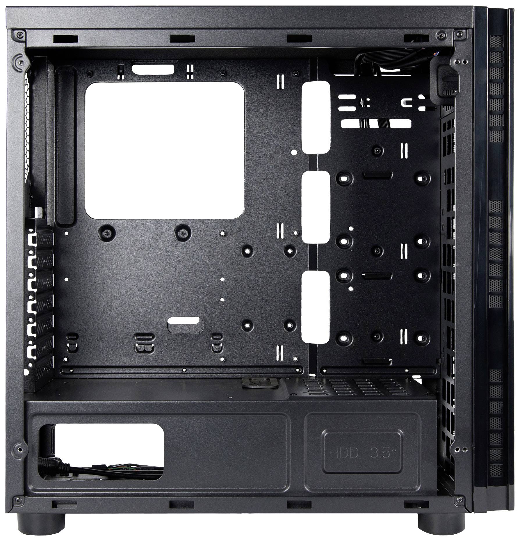 Chieftec AL-02B-TG-OP Tower PC-Gehäuse Schwarz