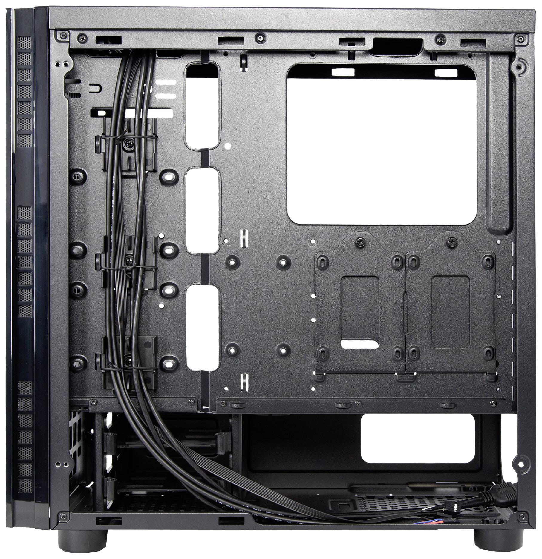 Chieftec AL-02B-TG-OP Tower PC-Gehäuse Schwarz