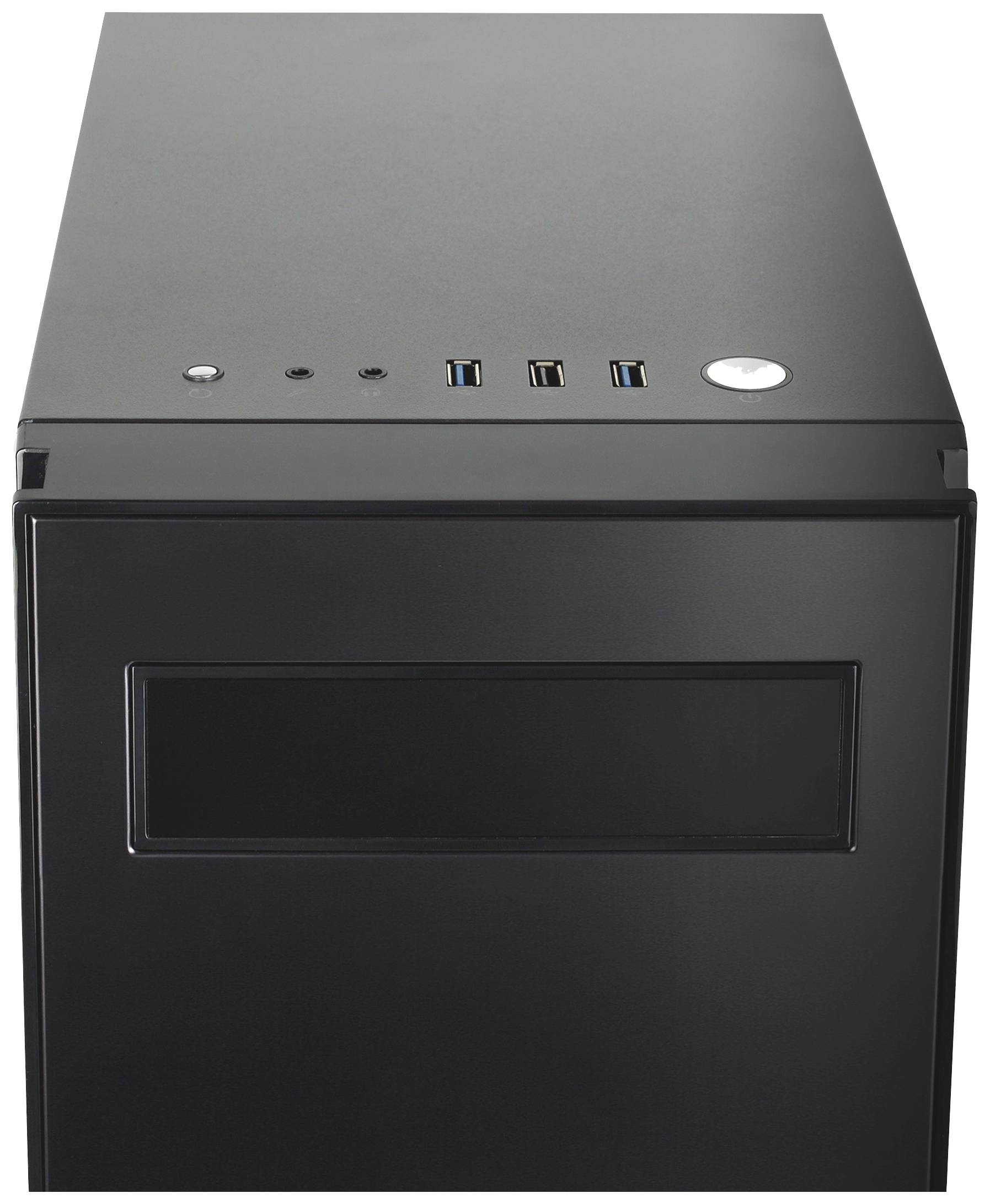 Chieftec AL-02B-TG-OP Tower PC-Gehäuse Schwarz