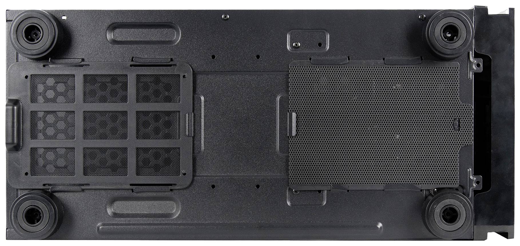 Chieftec AL-02B-TG-OP Tower PC-Gehäuse Schwarz