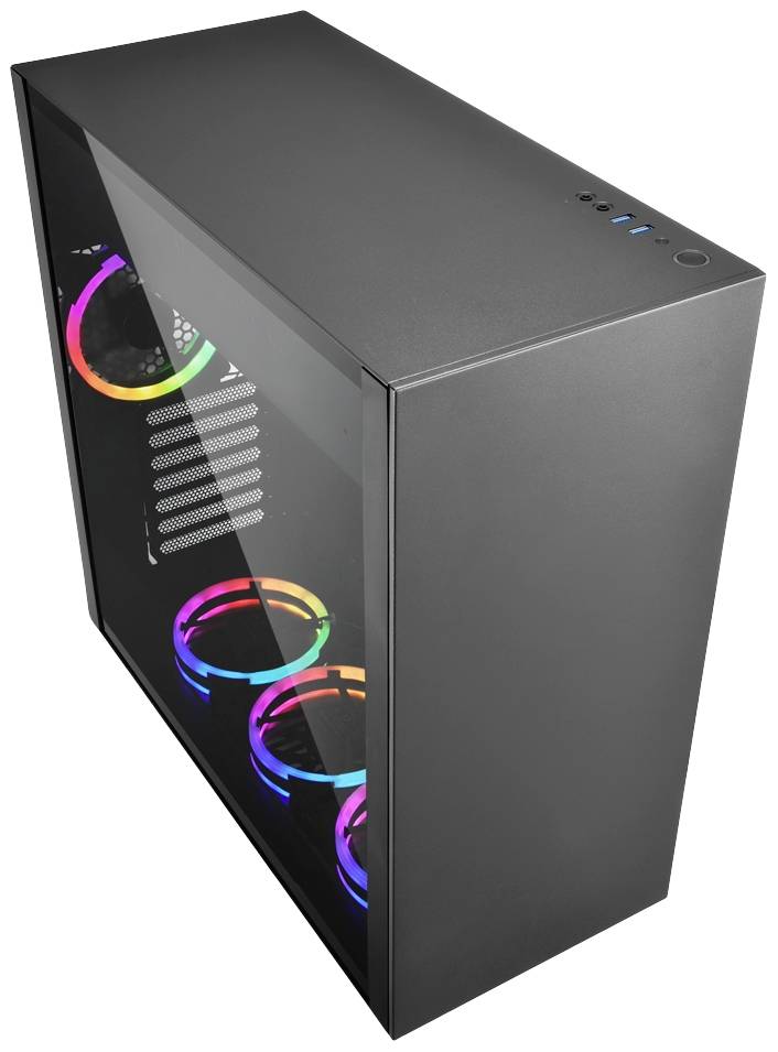 Sharkoon Pure Steel RGB Midi-Tower PC-Gehäuse Schwarz