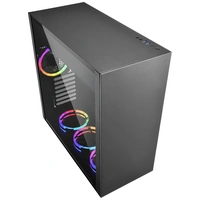 Sharkoon Pure Steel RGB Midi-Tower PC-Gehäuse Schwarz Sharkoon Pure Steel RGB Midi-Tower PC-Gehäuse Schwarz