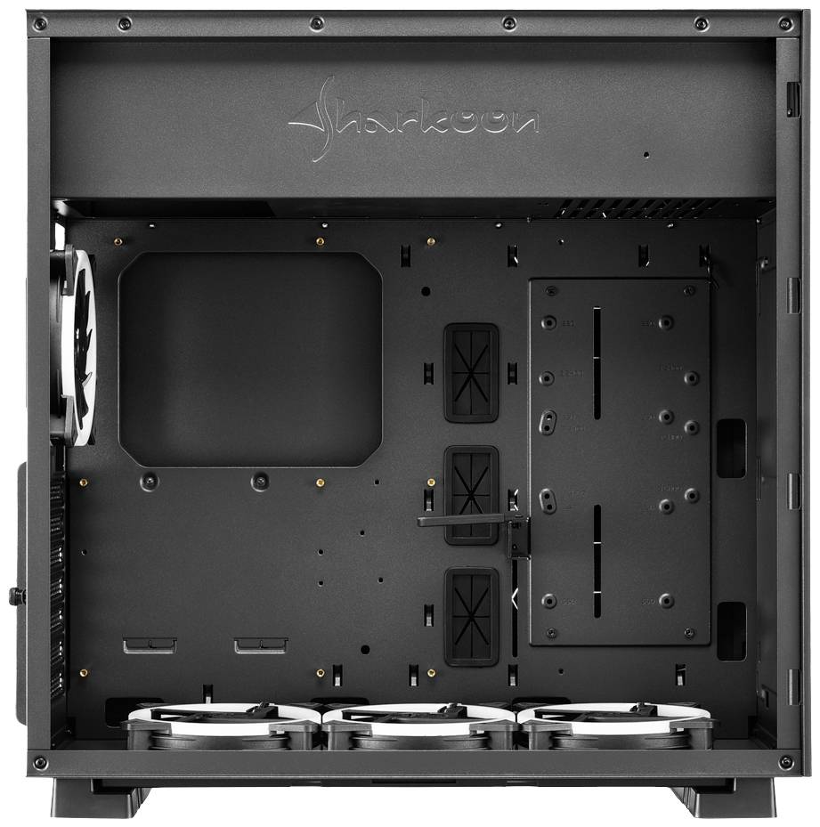 Sharkoon Pure Steel RGB Midi-Tower PC-Gehäuse Schwarz