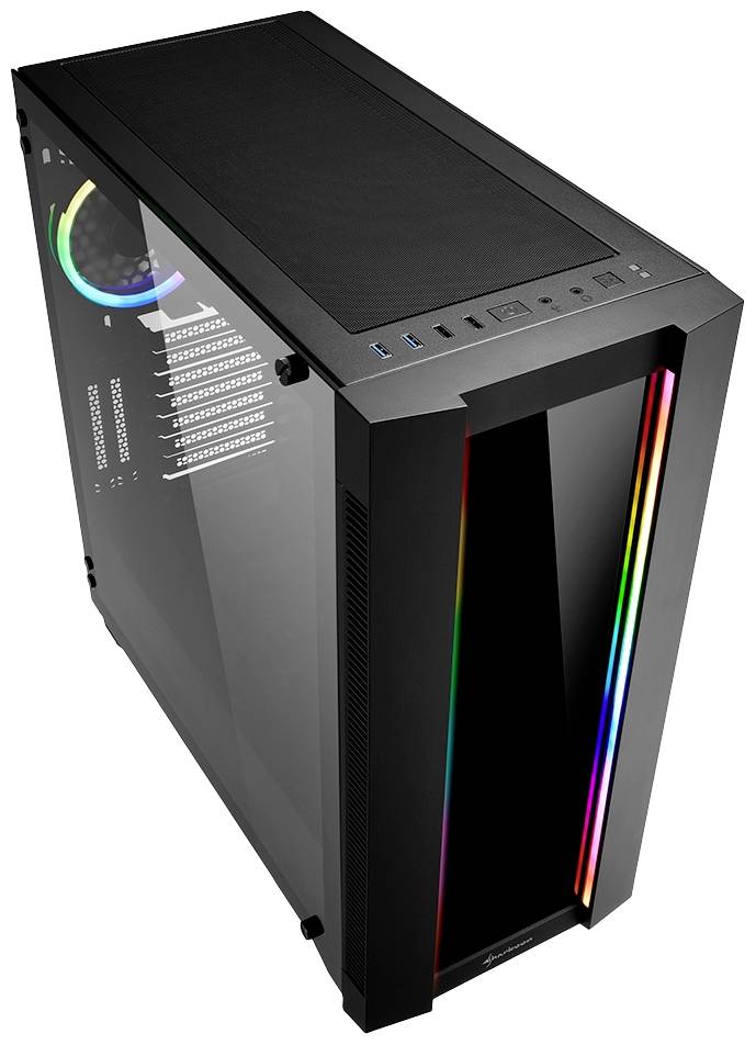 Sharkoon CA200G Midi-Tower PC-Gehäuse Schwarz