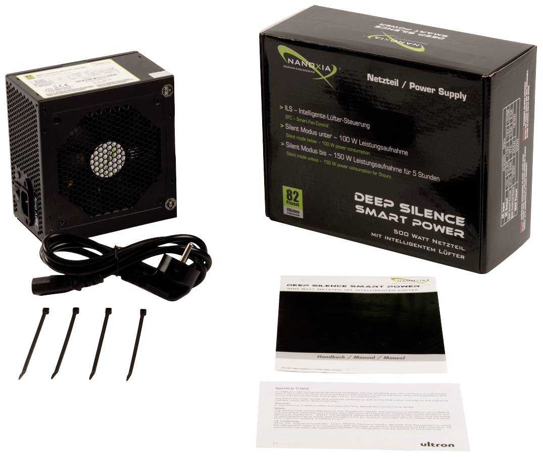 Nanoxia Deep Silence Smart Power PC Netzteil 500 W