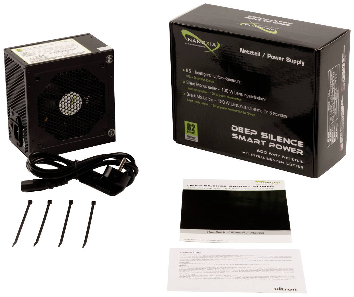 Nanoxia Deep Silence Smart Power PC Netzteil 600 W