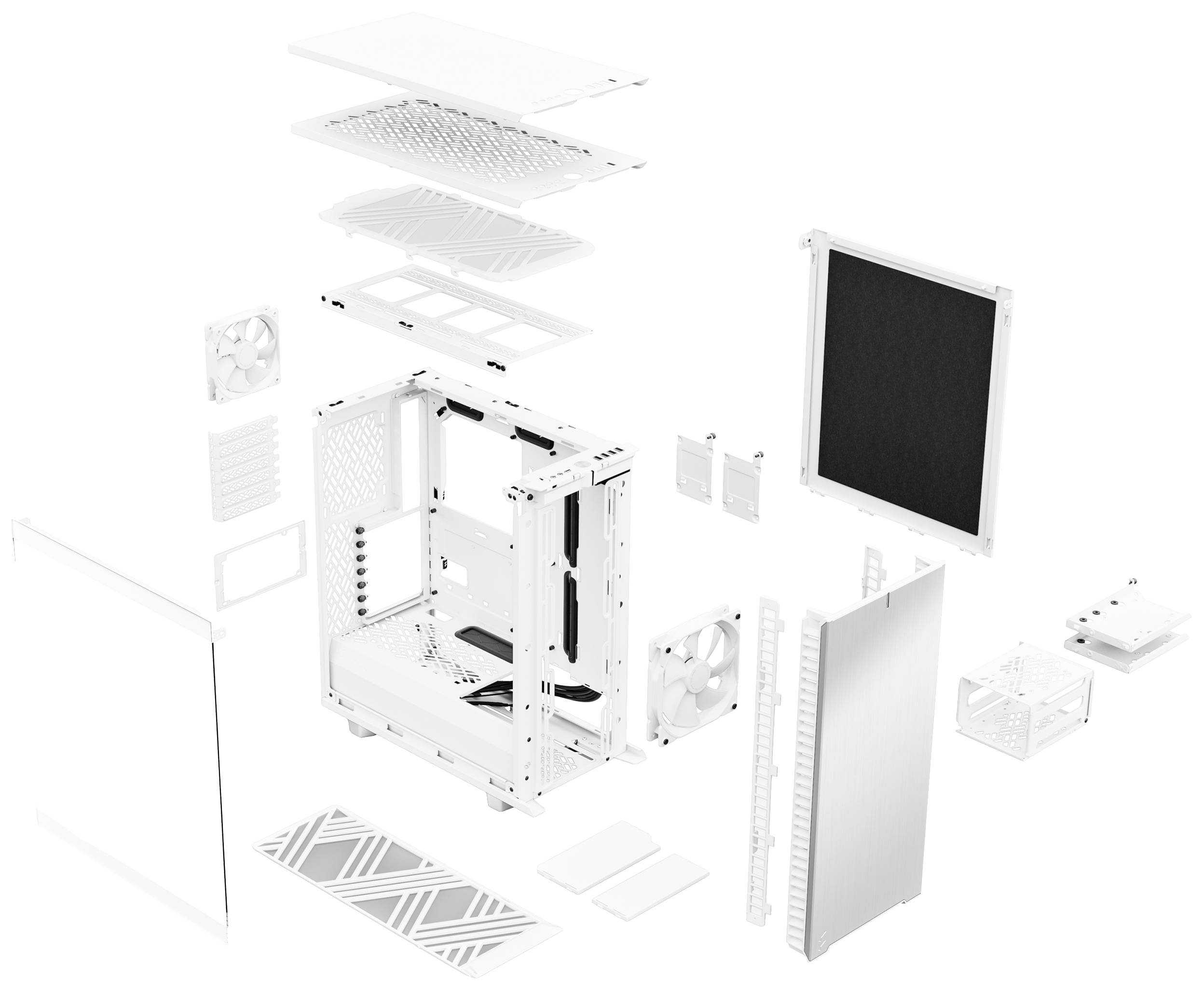 Fractal Design Define 7 Compact PC-Gehäuse Weiß