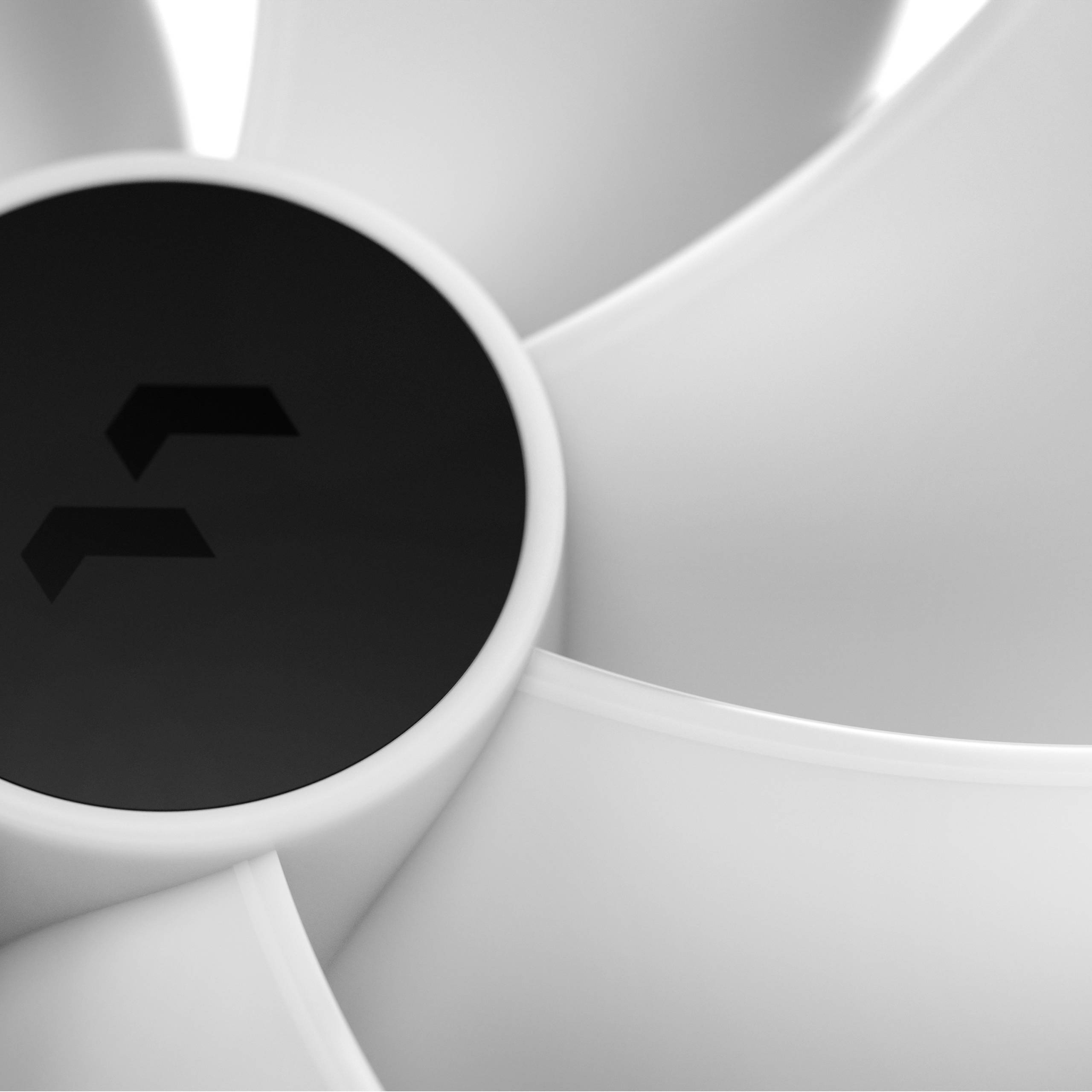 Fractal Design Prisma AL-18 PWM PC-Gehäuse-Lüfter Schwarz, Weiß