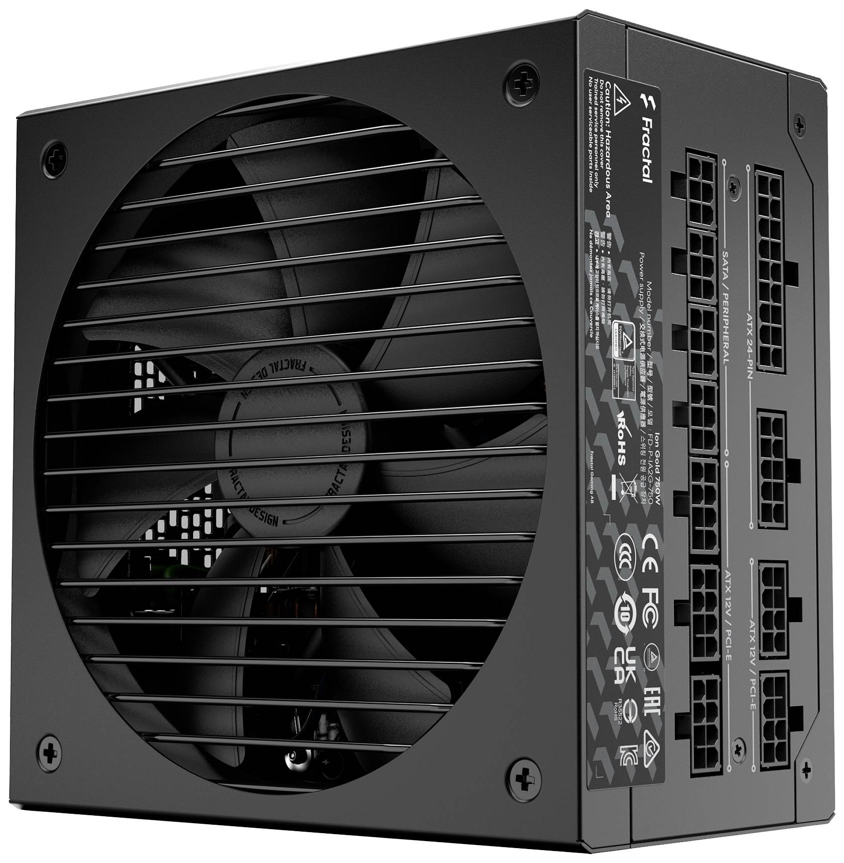Fractal Design Ion+ 750W Platinum PC Netzteil 750 W 80PLUS® Gold